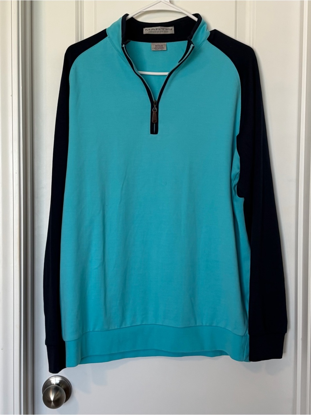Martin- Long Sleeve Men’s zipper front pullover-
Size M